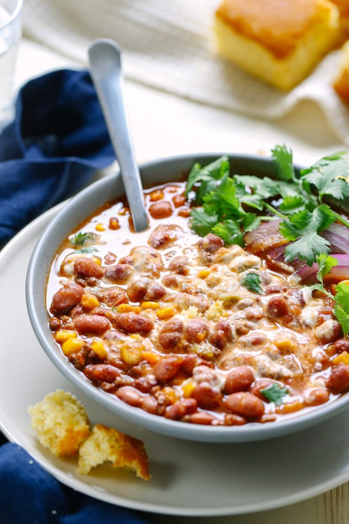 Easy crock-pot chili: A super easy crock-pot meal without all the effort.