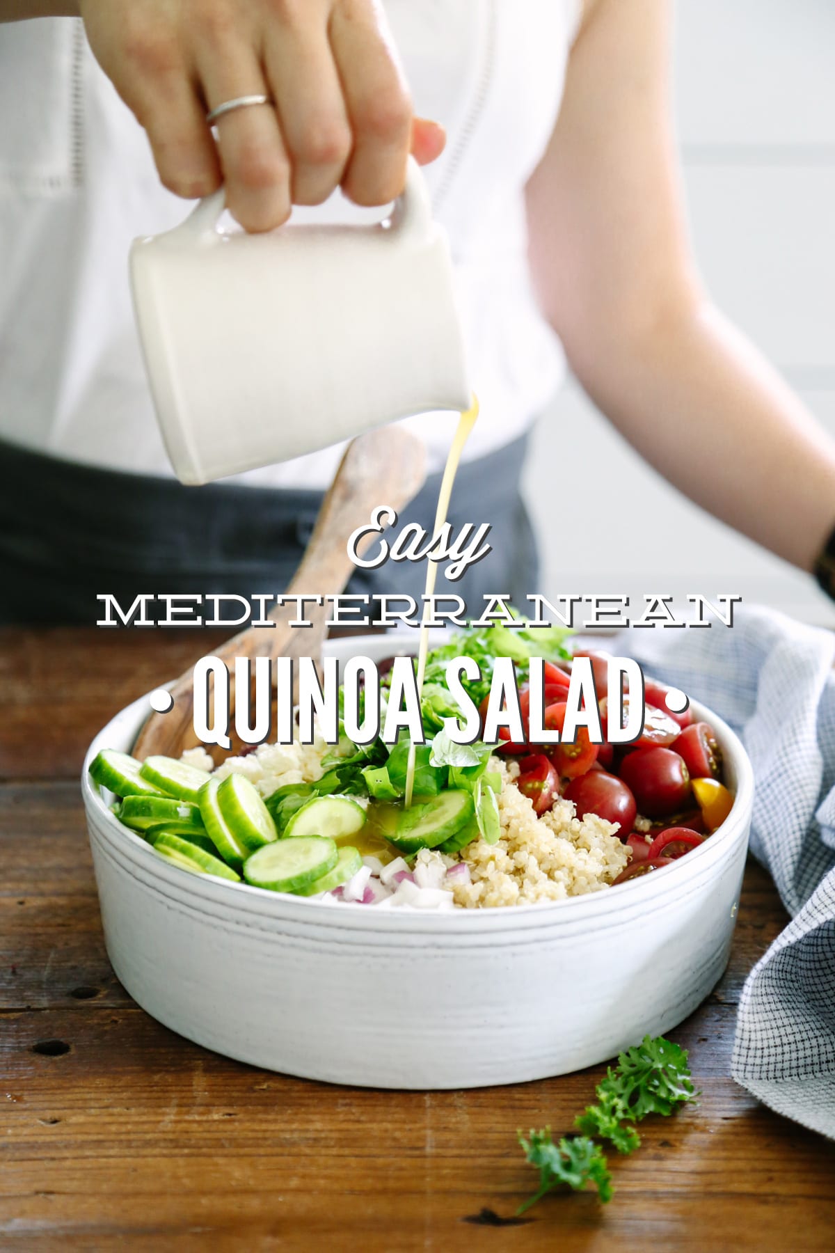 Easy Mediterranean Quinoa Salad