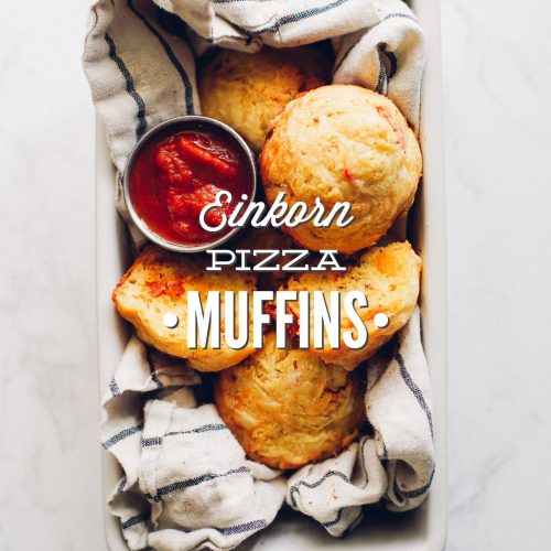 Einkorn Pizza Muffins
