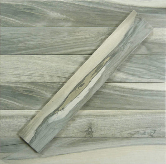 Ala Timber Chelsea Grey 3" x 18" Matte Porcelain Plank Tile Euro Glass