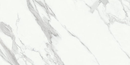 Even White 24x48 Polished Porcelain Tile Euro Glass