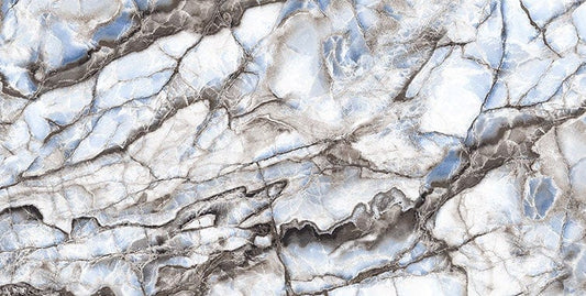 Safari Blue 24x48 Polished Porcelain Tile Euro Glass