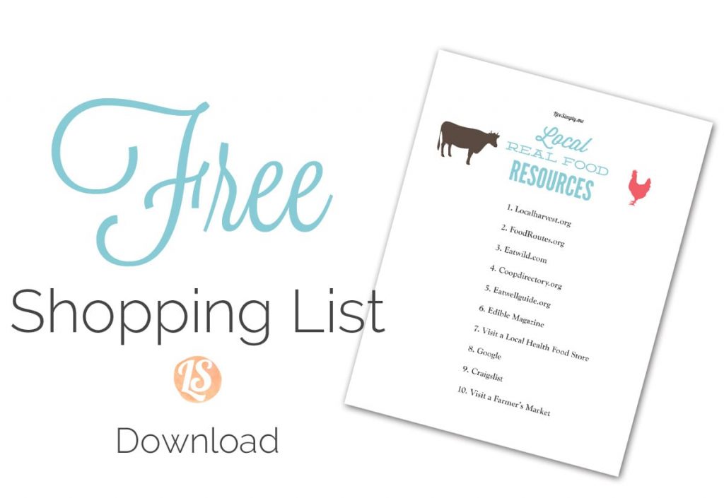 Free Shopping List Local Resources