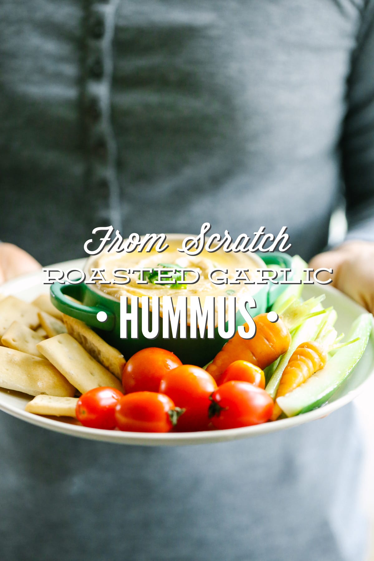 From-Scratch Roasted Garlic Hummus