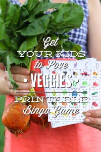 Fruit and Veggie Bingo Game