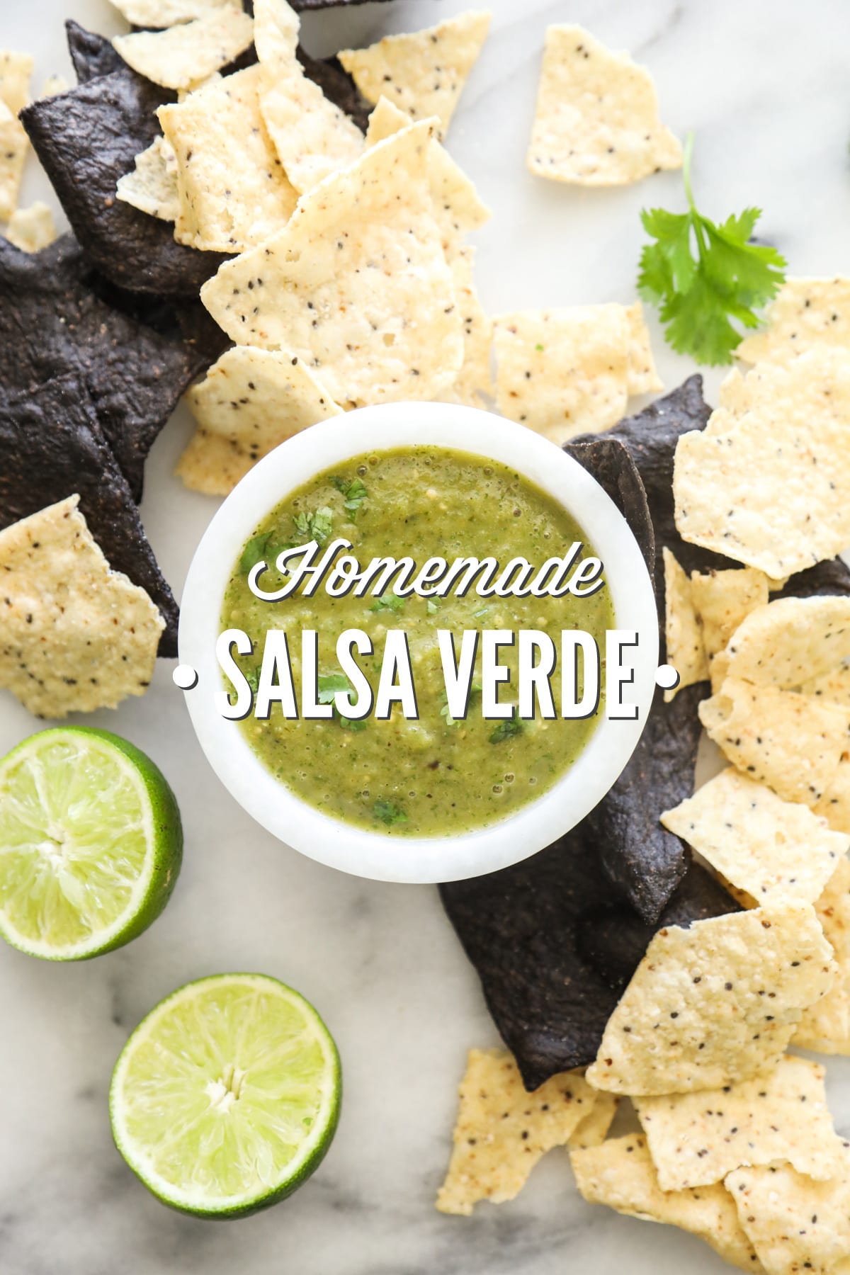 Homemade Salsa Verde (Roasted Tomatillo Salsa)
