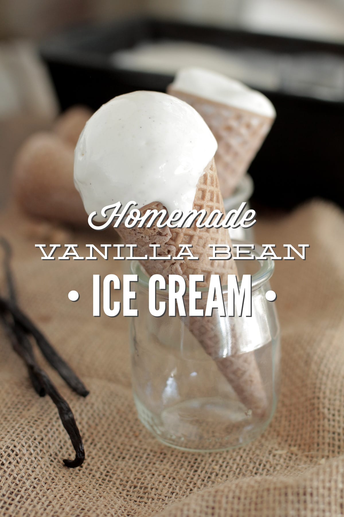 Simple Homemade Vanilla Bean Ice Cream