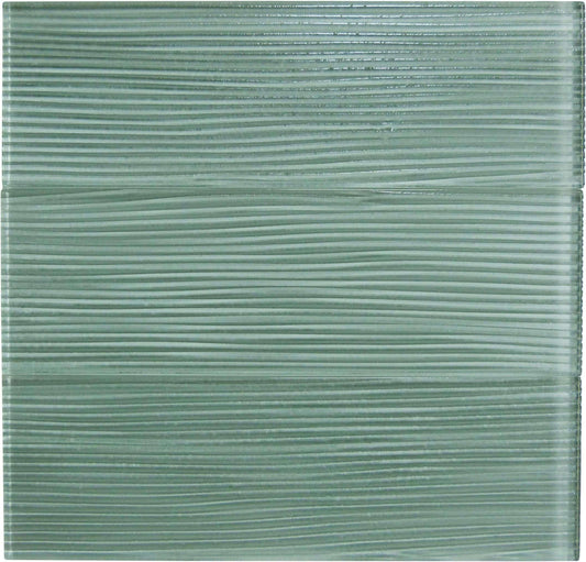 Sweet Pea River 4" x 12" Glossy Glass Subway Tile Millenium Products