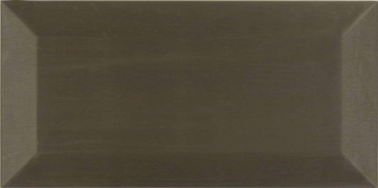 Gun Metal Beveled 3" x 6" Brushed Metal Subway Tile Millenium Products