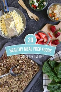 20 Healthy meal Prep Foods