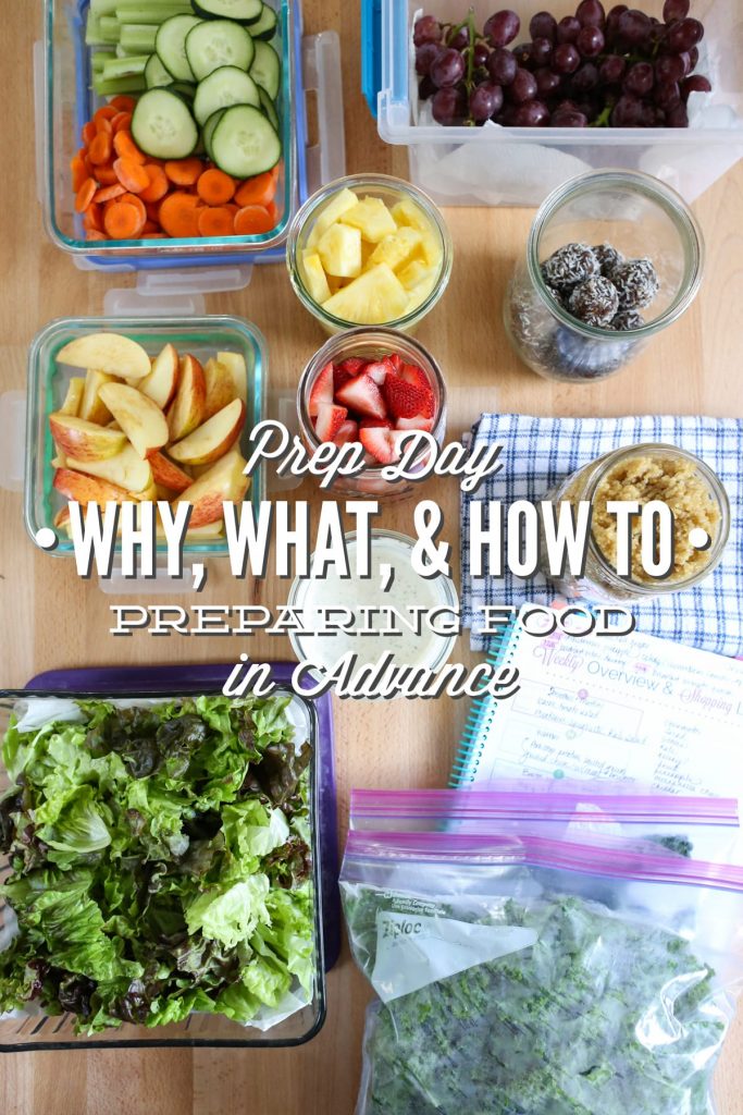 Prep Day 101: The why, what, and how to. A super practical guide to making food in advance without the stress or frustration of spending hours in the kitchen. Healthy and easy ideas! No processed food or packages. PLUS, A FREE PRINTABLE!
