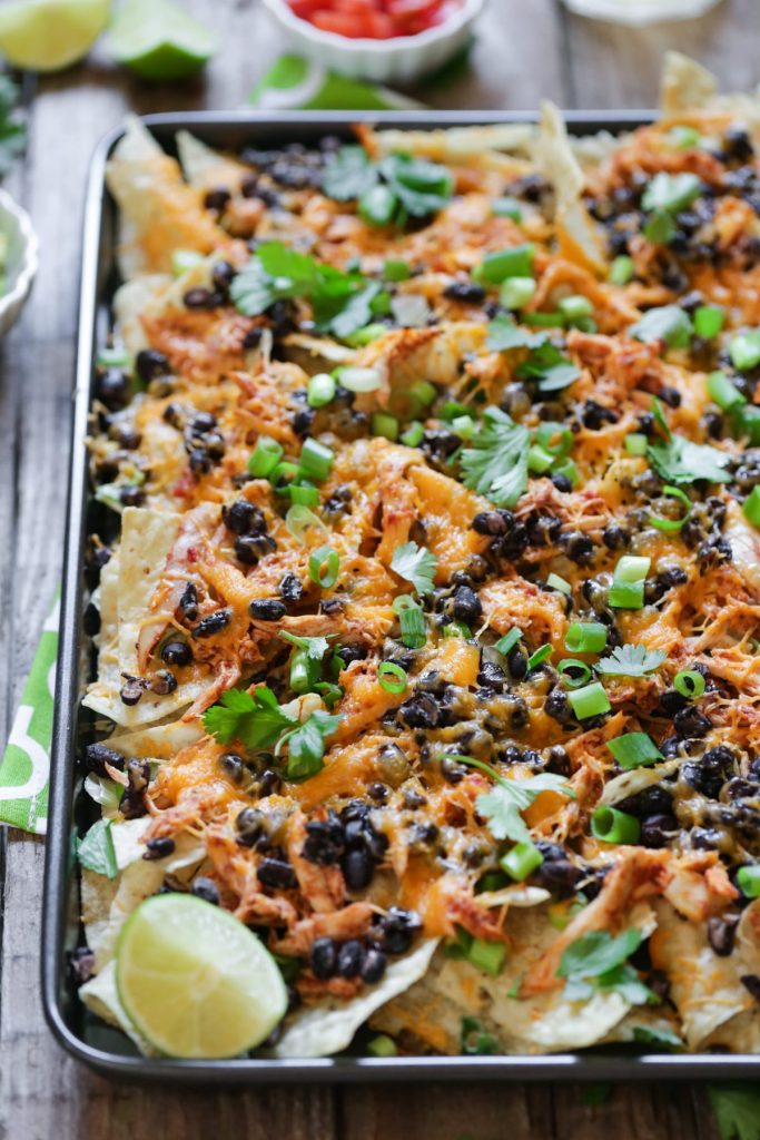 Use up your leftovers and create easy real food nachos! No processed food ingredients. Less than 30 minutes from start to finish.