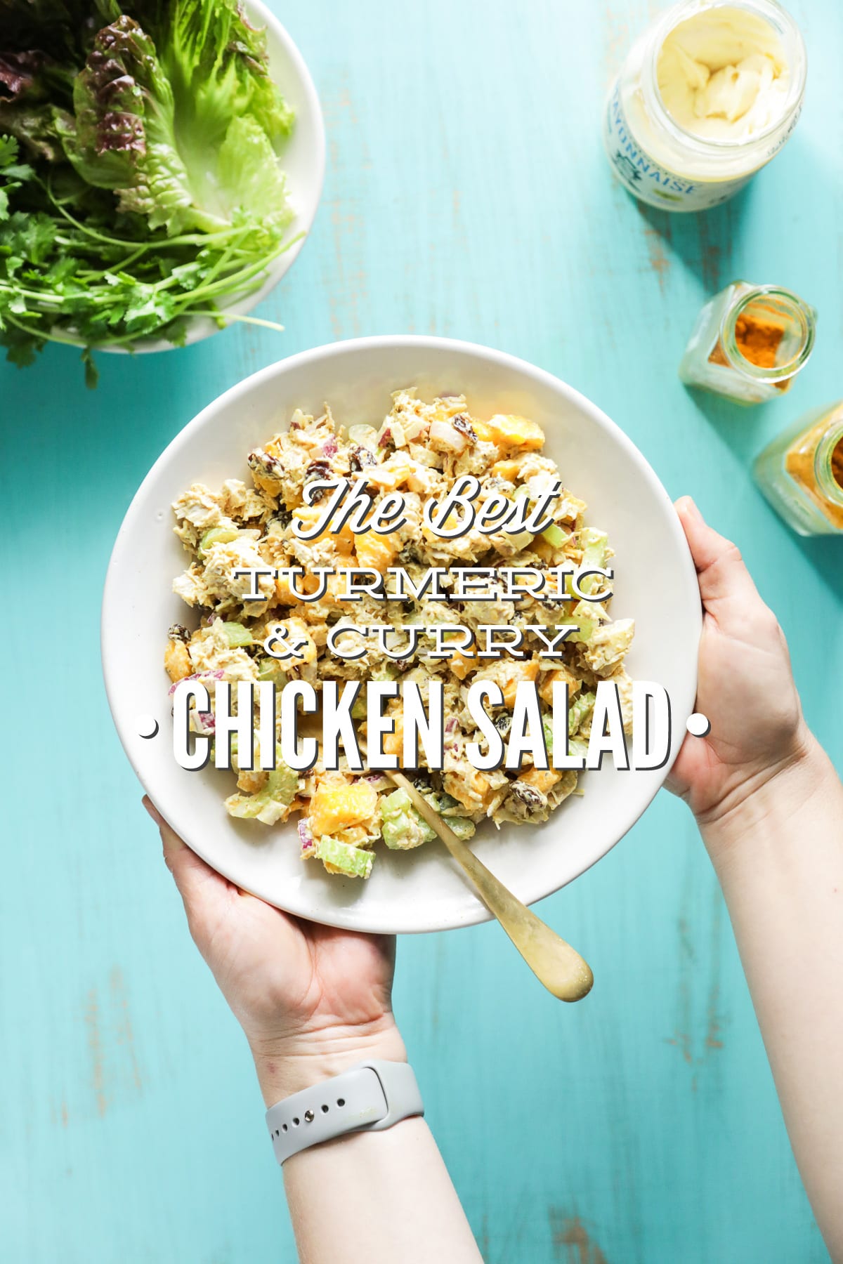 The Best Turmeric and Curry Chicken Salad