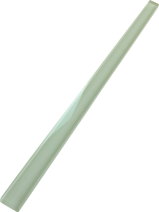 Mist Green 5/8" x 12" Glossy Glass Liner Tuscan Glass